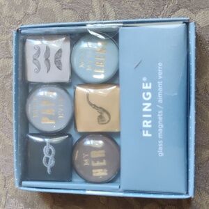 Best Dad Father's Day Glass Fridge Magnets Gift